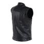 Preview: John Doe Storm Leather Vest Black - Lederweste Kutte Leder