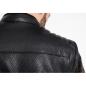 Preview: John Doe Storm Leather Vest Black - Lederweste Kutte Leder