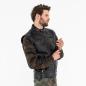 Preview: John Doe Storm Leather Vest Black - Lederweste Kutte Leder