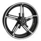 Preview: Arlen Ness, 18 x 5.50 Factory 24 Rad, vorne. Schwarz, Contrast Cut – vorne: 2026 Touring; 23-25 FLTRXSE; 23-25 FLHXSE; 24-25 FLTRXSTSE; 24-25 FLHX; 2025 (NU) FLHXU; 24-25 FLTRX. Mit breitem 18-Zoll-Custom-Vorderradschutzblech