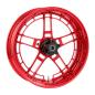 Preview: Arlen Ness, Flatline Rim 18 x 5.5". Red – Universal. Order model-specific Arlen Ness Hub Kit separately to complete the wheel.
