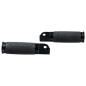 Preview: Cult-Werk passenger foot pegs "Racing". schwarz – Passenger: 18-26 Softail