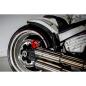 Preview: Cult-Werk passenger foot pegs "Racing". schwarz – Passenger: 18-26 Softail