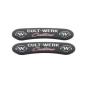 Preview: Cult-Werk custom brake caliper Abdeckung ''3D'' set – 00-26 various H-D models