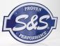 Preview: S&S LOGO METALLSCHILD - S&S CYCLE