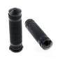 Preview: Cult-Werk 1" / 25.4mm Grooved Lenker grips. schwarz – 96-22 H-D with dual throttle cables (Excl