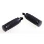 Preview: Cult-Werk ''Racing'' rider foot & shift peg set. glänzend schwarz – All traditional H-D male mount