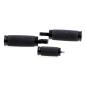 Preview: Cult-Werk ''Racing'' rider foot & shift peg set. glänzend schwarz – All traditional H-D male mount
