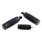 Preview: Cult-Werk ''Racing'' rider foot & shift peg set. glänzend schwarz – All traditional H-D male mount