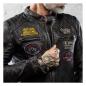 Preview: Holy Freedom Zero Evo Jacket Black - Motorrad Lederjacke in Schwarz