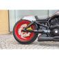 Preview: Cult-Werk hinten wheel axle Abdeckungsset. glänzend schwarz – 02-17 V-Rod; Night Rod; Night Rod Special; Muscle (NU)