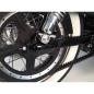 Preview: Cult-Werk hinten axle Abdeckungsset. glänzend schwarz – 04-22 XL Sportster (NU)