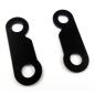 Preview: Cult-Werk Blinker Halterung set. vorne. schwarz – 86-15 XL Sportster (NU)