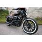 Preview: Cult-Werk bug spoiler ''Old School''. glänzend schwarz Stahl – 04-22 XL Sportster (NU)
