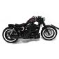 Preview: Cult-Werk ''kurz'' XL Heckfender. glänzend schwarz – 04-22 XL Sportster (NU)