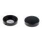 Preview: Cult-Werk fork tube cap bolt Abdeckungsset. glänzend schwarz – 18-24 Indian Scout Bobber