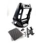 Preview: Cult-Werk radiator Abdeckung ''Racing''. glänzend schwarz – Softail: 18-20(NU)FXBR Breakout 107; 18-22(NU)FXBRS Breakout 114; 23-25 FXBR/S Breakout 117; 19-20(NU)FXDRS 107