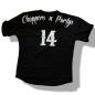 Preview: CnP Choppers n Partys - Black for 1 (Herren) T-Shirt  Schwarz  Biker Motorrad