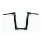 Preview: Kodlin, 2" Str8Up handlebar medium 28 cm high. Black - Ape Hanger FAT kodlin in 2 Zoll Höhe 28 cm in schwarz für 18–23 M8 Softail