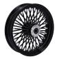 Preview: MCS radial 48 fat spoke front wheel 3.50 x 16 SF black – 04-05 FXDWG