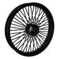 Preview: MCS radial 48 fat spoke front wheel 3.50 x 23 SF black – 04-05 FXDWG
