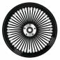 Preview: MCS-Radialspeichen-Hinterrad mit 48 Fat Spoke, 3.50 x 16, schwarz – 06-07 Dyna; 02-07 FLT/Touring; 05-07 XL Sportster (NU)