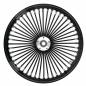 Preview: MCS radial 48 fat spoke front wheel 3.50 x 21 SF black – 04-05 FXDWG
