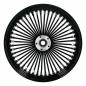 Preview: MCS-Radialspeichen-Hinterrad mit 48 Fat Spoke, 5.50 x 18, schwarz – 02-07 FLT/Touring; 02-06 V-Rod (NU)