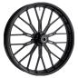 Preview: Arlen Ness, rim Y-Spoke 3.25 x 19. Front. Black – Universal. Order model-specific Arlen Ness Hub Kit separately to complete the wheel