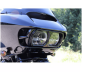 Preview: Cult-Werk FLTR headlamp trim ''Bad Look''. mattschwarz – 15-23 FLTR Road Glides (excl