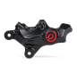 Preview: Brembo 484 Spezial-Bremssattel zum Anschrauben. rotem Brembo-Logo. Vorne links. Schwarz für Harley-Davidson 00-14 Softail (Excl. FXSTS); 00-17 Dyna; 00-07 FLT/Touring; 00-13 XL Sportster; 02-05 V-Rod (Excl. VRSCR) (NU)