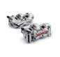 Preview: Brembo GP4-RX Monoblock-Radialbremssattel-Set. Nickel für Harley-Davidson®