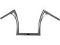 Preview: 380 Flow Bar FAT Handlebar with 1 1/4" Clamp Diameter 3-Hole Raw 1 1/4" Throttle By Wire Throttle Cables