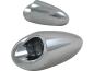 Preview: Mini Fender Strut LED Turn Signal/Taillight/Brake Light Chrome Smoke LED