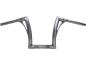 Preview: 280 Medium Flow Bar Super Fat Handlebar for M8 Softail with 1 1/4" Clamp Diameter 3-Hole Raw 1,4" Throttle By Wire