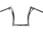 Preview: 380 Tall Flow Bar Super Fat Handlebar for Road Glide with 1 1/4" Clamp Diameter 3-Hole Raw 1,4" Throttle By Wire
