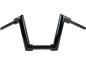 Preview: 2" Str8UP Handlebar for Softail Medium (280mm), Width Lower Tube 260 mm Black Powder Coated Cable Clutch Throttle By Wire