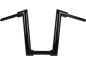 Preview: 2" Str8UP Handlebar for Softail Tall (380mm), Width Lower Tube 300 mm Black Powder Coated Cable Clutch Throttle By Wire