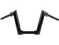 Preview: 2" Str8UP Handlebar for Softail Medium (280mm), Width Lower Tube 260 mm Black Powder Coated Hydraulic Clutch Throttle By Wire