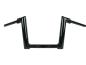 Preview: 2" Str8UP Handlebar for Road Glide Medium (280mm) Black Powder Coated Hydraulic Clutch Throttle By Wire