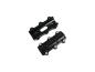 Preview: Big Block Risers Flat Black Anodized 1 1/4"