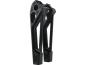 Preview: 10" Universal Fastback Risers Black Anodized 1"