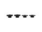 Preview: Solid Riser Bushings Black Anodized