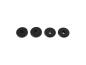 Preview: Solid Riser Bushings Black Anodized