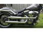 Preview: BSL EXHAUST Shotgun OEM Headers Heatshield chrome hole Chrome - BSL Krümmer Jekill and Hyde für Harley Davidson 11-16 Softail