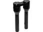 Preview: 8" Clubstyle Straight Risers With Black Clamp Black 1"