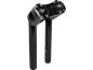 Preview: 10" Clubstyle Pullback Risers With Black Clamp Black 1"