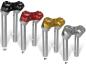 Preview: 8" Clubstyle Pullback Risers With Red Clamp Silver 1 1/4"