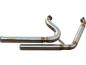 Preview: BSL Exhaust Top Chopp Staggered Forward Control Exhaust System , Raw Hole Heat Shield, Polished Smooth End Cap, Outline 2,5"- BSL Auspuffanlage für Harley Davidson 84-16 Softail