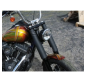 Preview: EMD, Bombshell 49 upper fork tube covers. Black Cut für Harley-Davidson® 49-mm-Gabelrohren